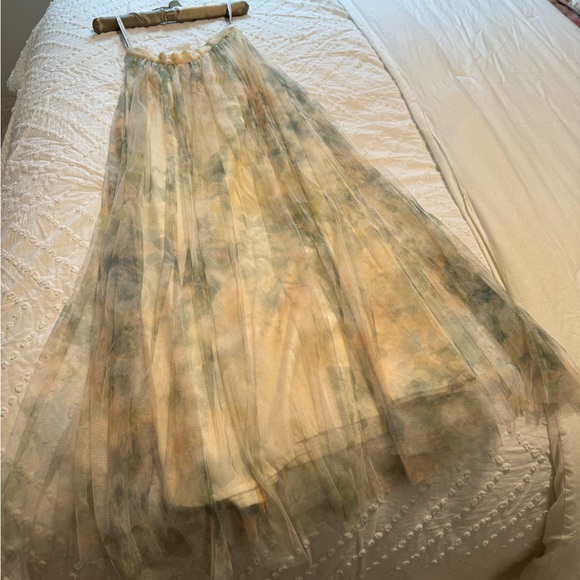 Jenny Yoo Arabella watercolour tulle skirt - Picture 3 of 9